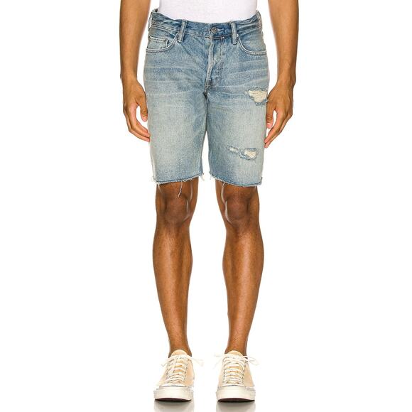 AllSaints Switch Ripped Damaged Cutoff Denim Shorts Size 30